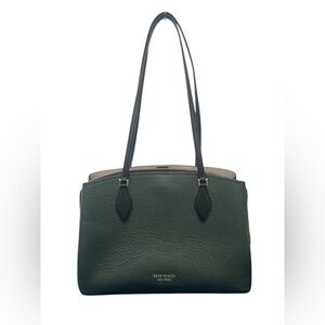 Kate Spade Dark Green ZZ Work Tote.